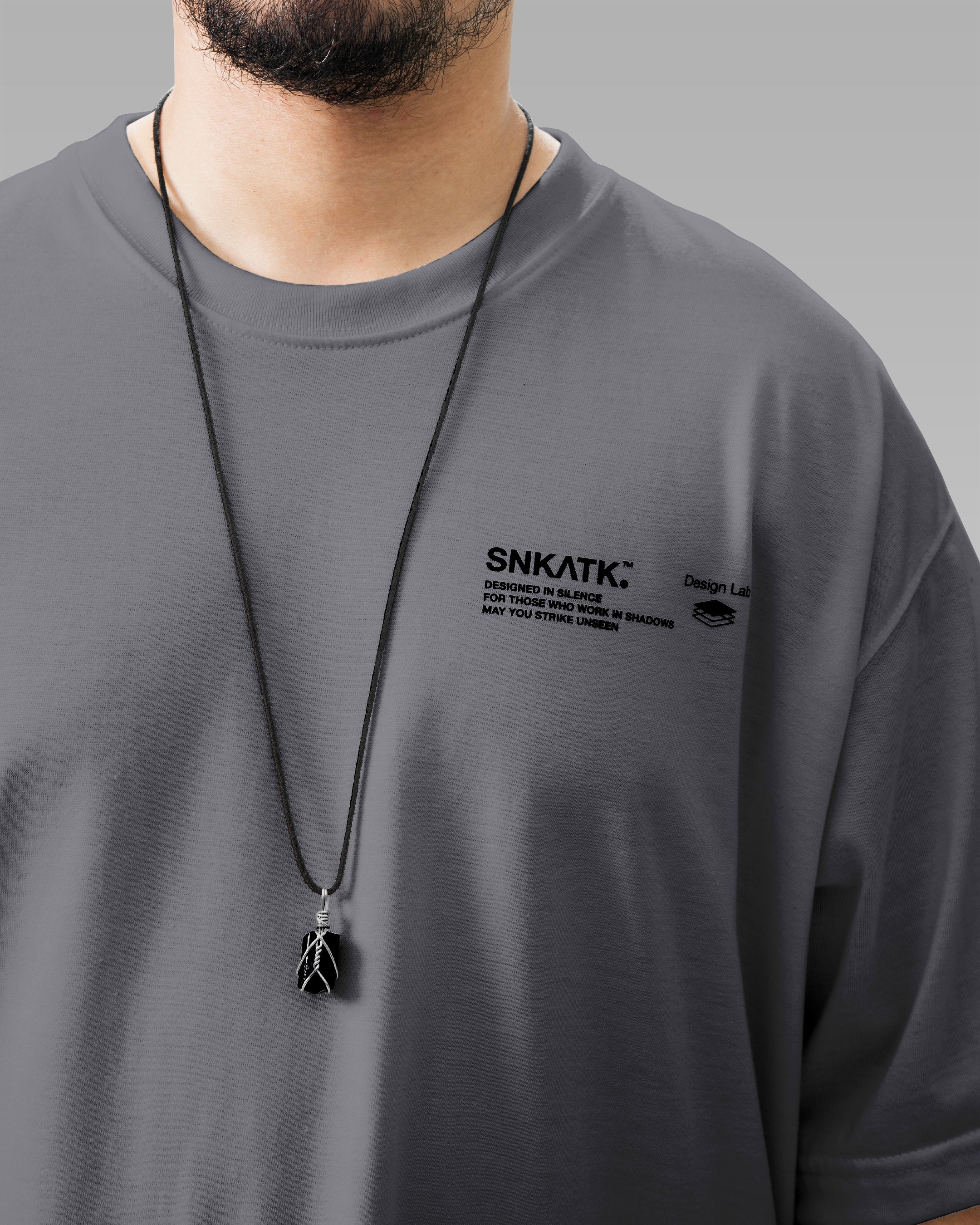 CORE OS WINGS T-shirt - Grey - Image 6