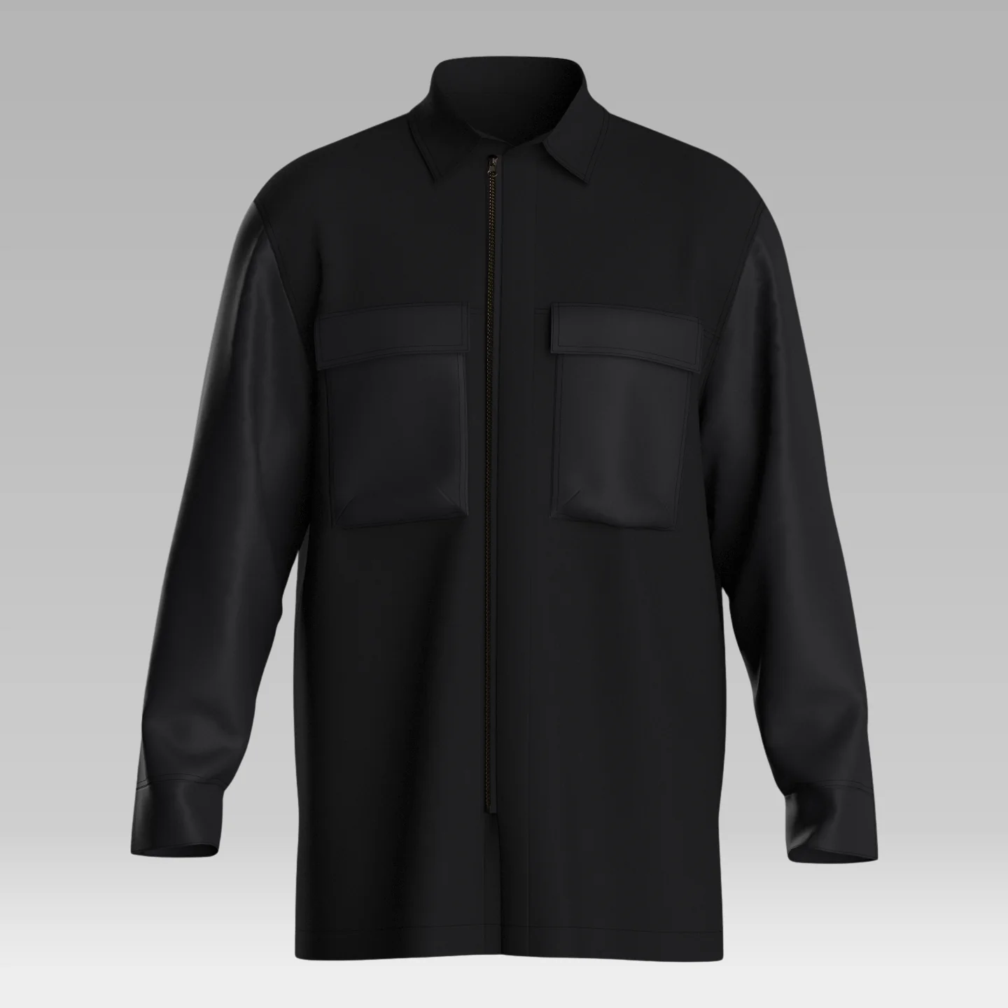 CORE Overshirt - Contrast Black - Image 3
