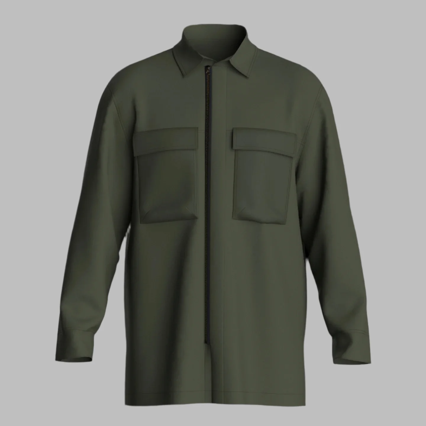 CORE Overshirt - Olive - Image 3