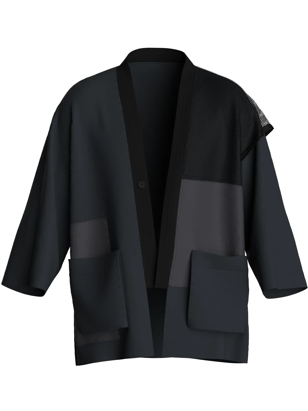 Patchwork Noragi: Slate/Black - Image 4