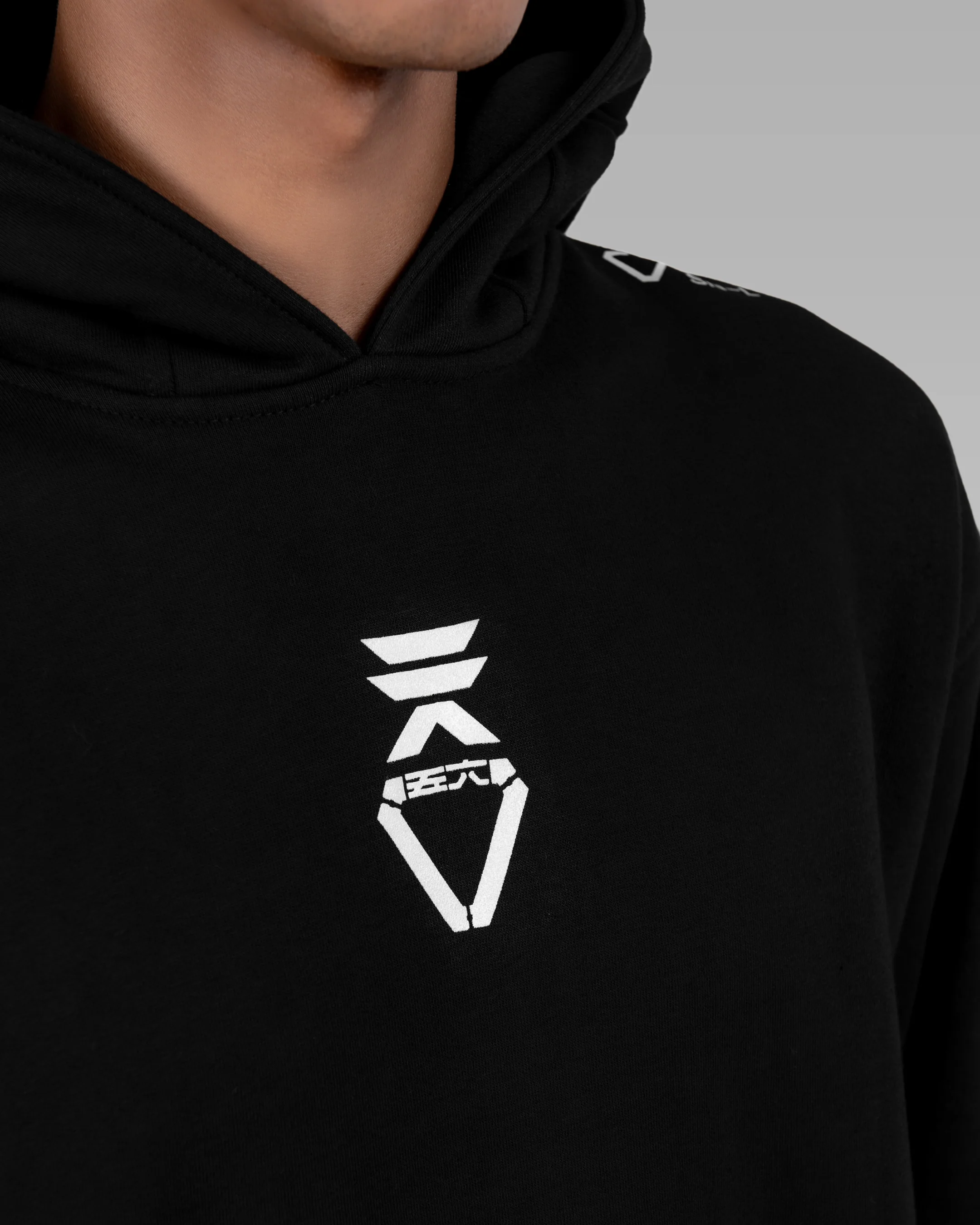 SNK56/PV-F45 Hoodie - Black/Orange - Image 10