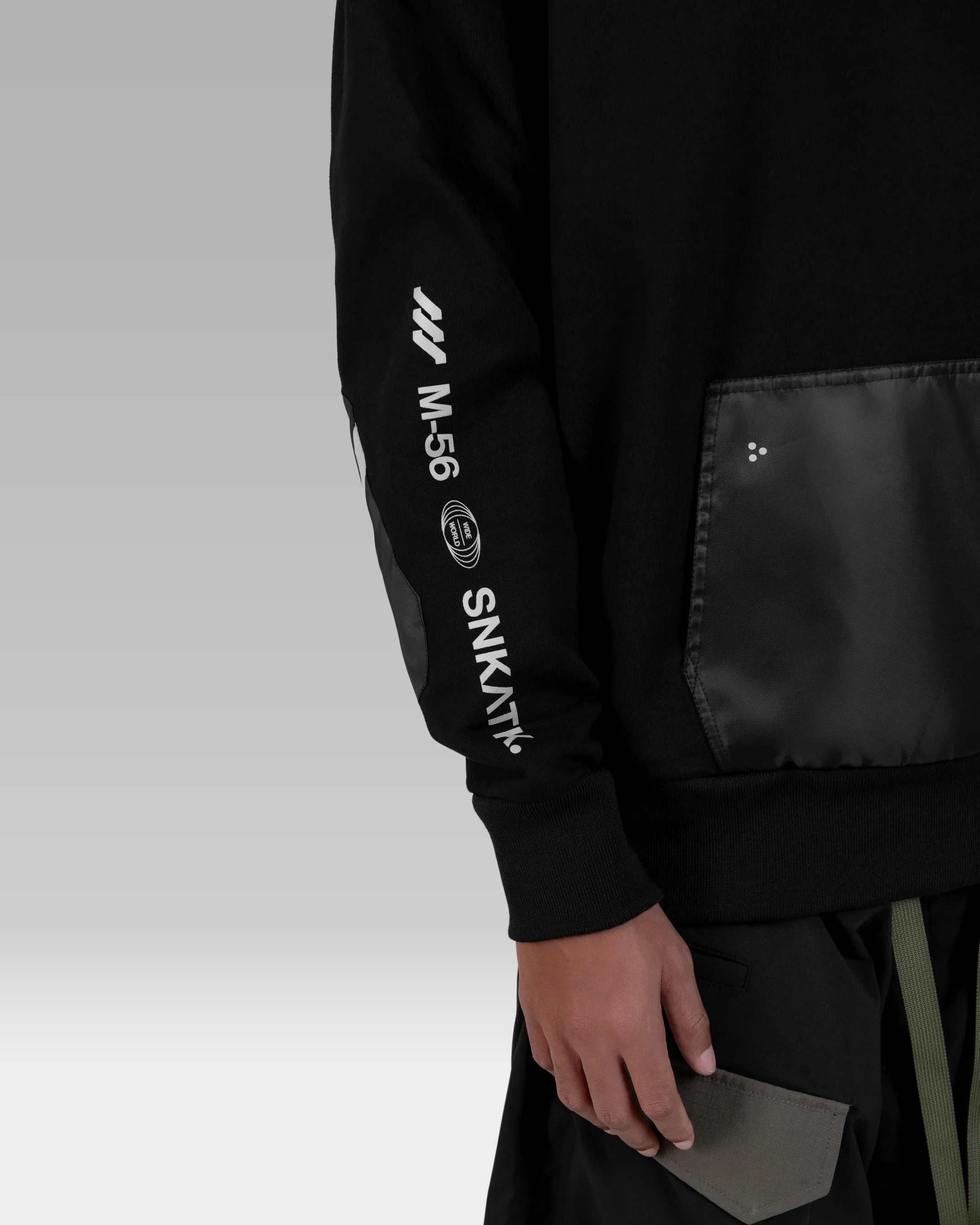 SNK56/PV-F45 Hoodie - Black/Orange - Image 11