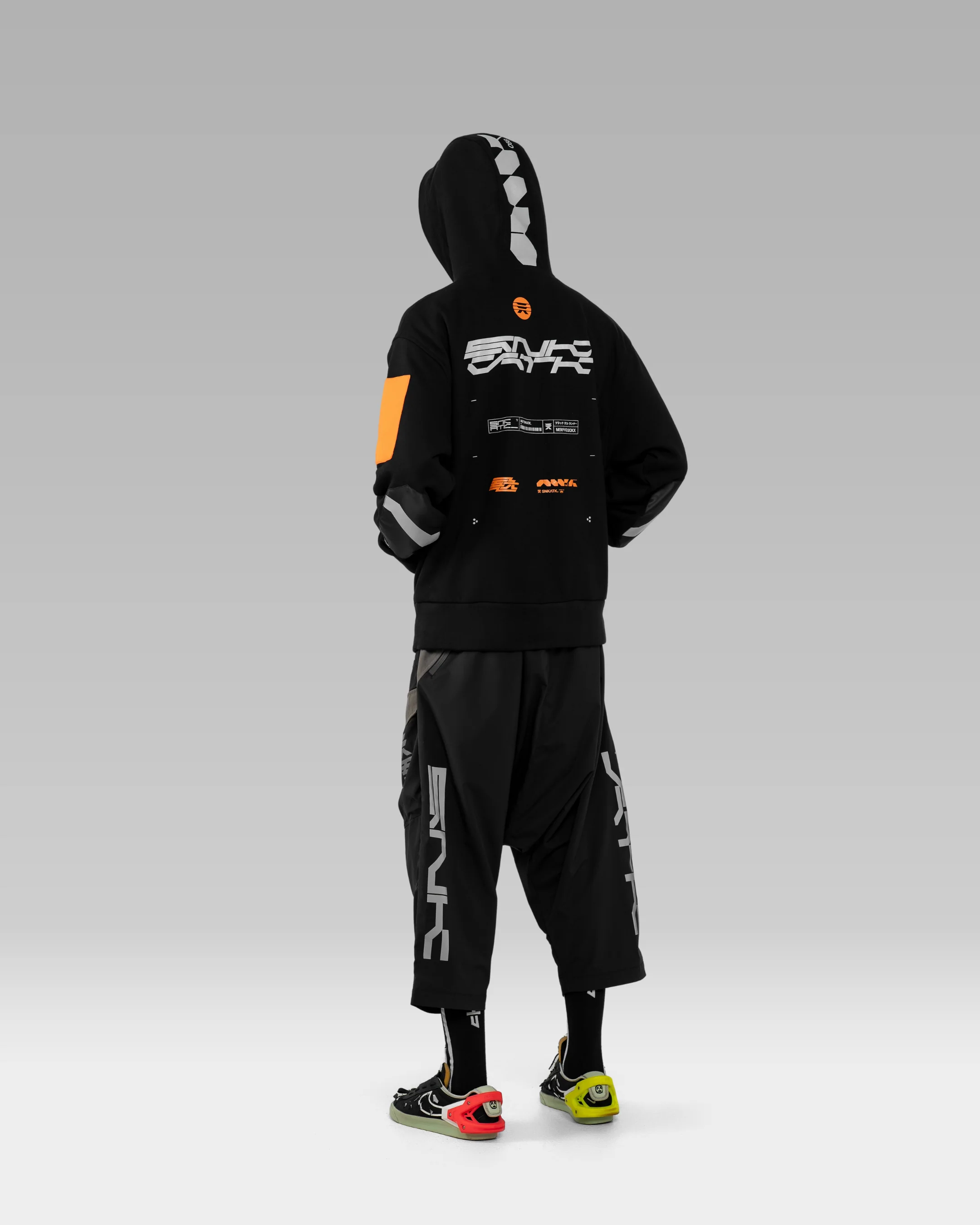 SNK56/PV-F45 Hoodie - Black/Orange - Image 15