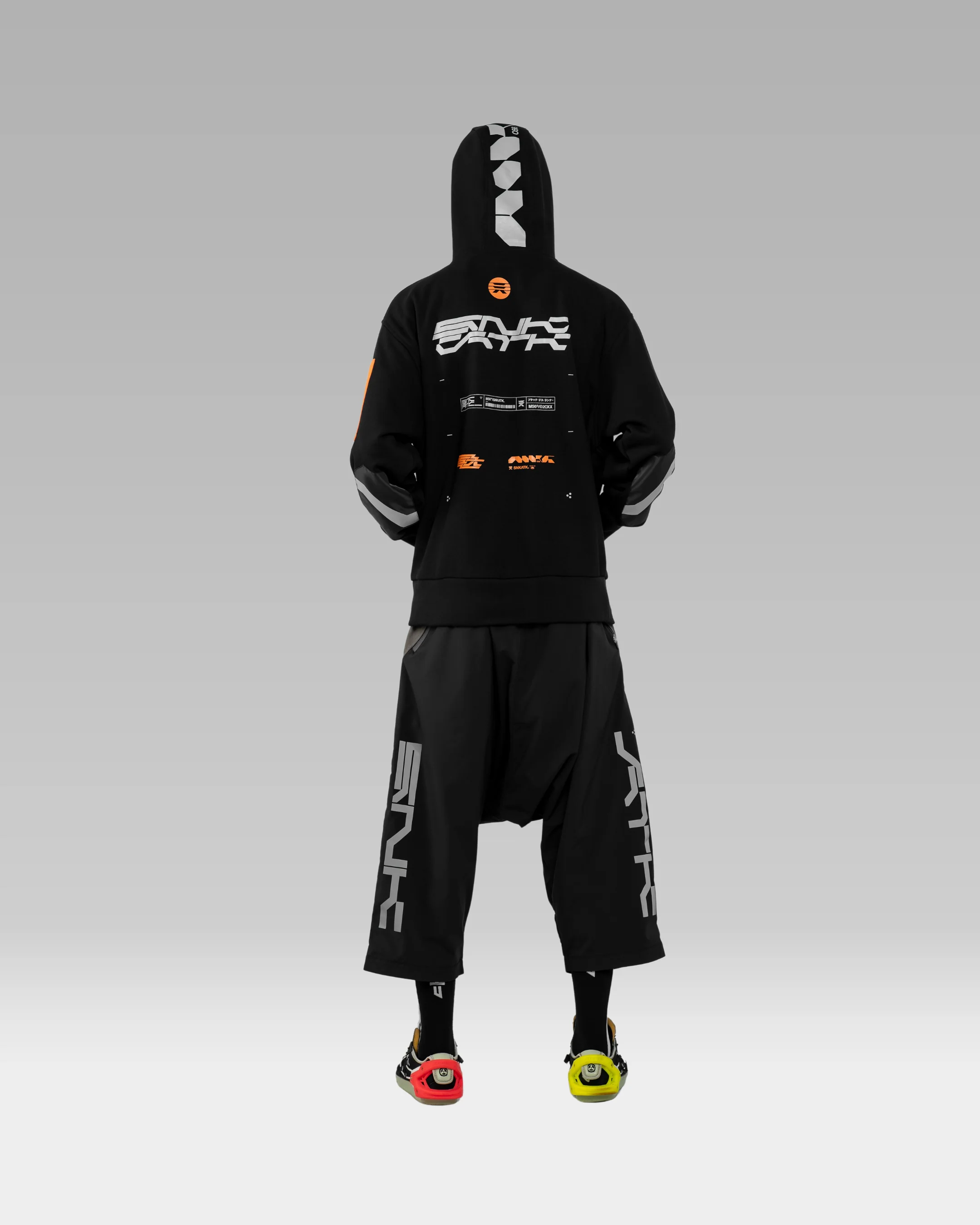 SNK56/PV-F45 Hoodie - Black/Orange - Image 16