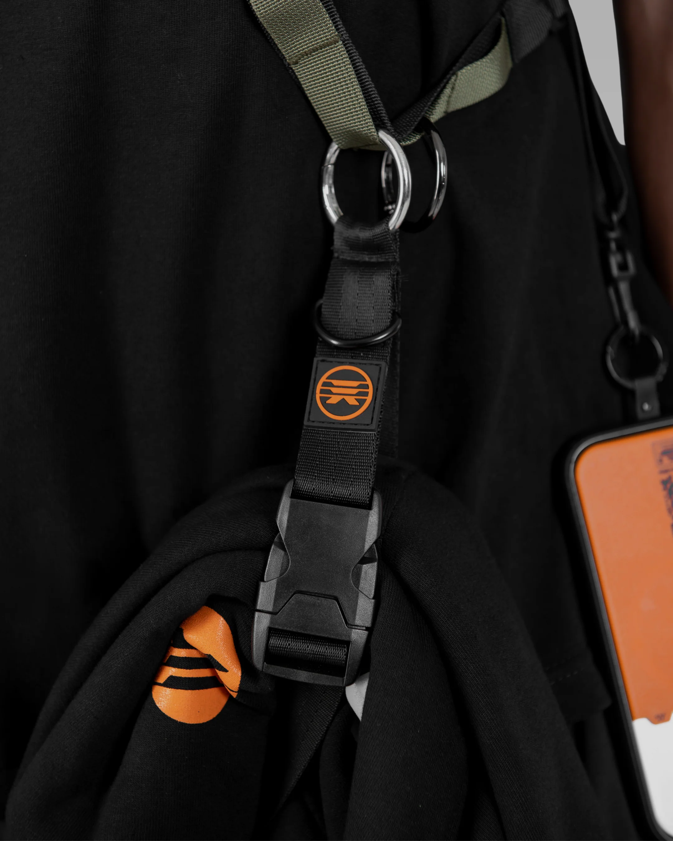 SNK56/PV-F45 Hoodie - Black/Orange - Image 21